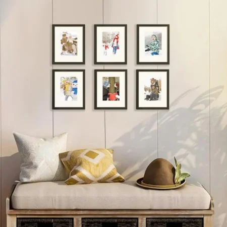 Elegant Display with upsimples 8x10 Picture Frame