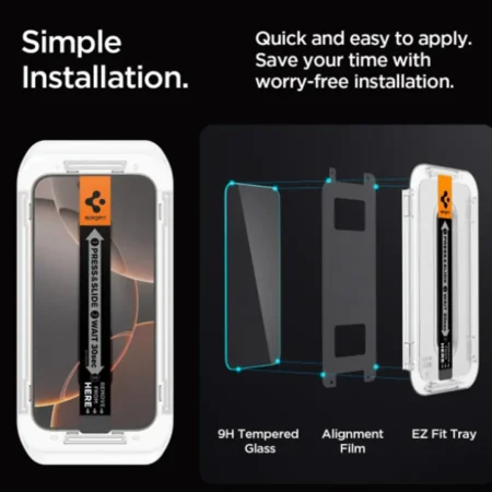 Spigen Tempered Glass Screen Protector: Ultimate Protection for Your iPhone 16 Pro Max