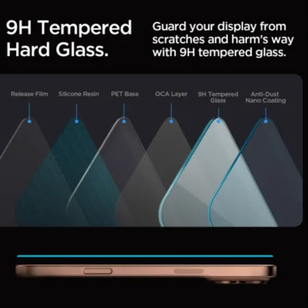 Spigen Tempered Glass Screen Protector: Ultimate Protection for Your iPhone 16 Pro Max